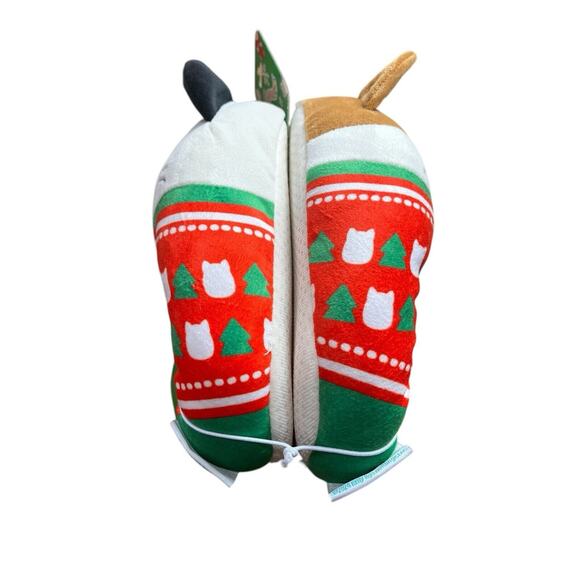 Squishmallows Christmas Sweater CAM the Cat Kitty Slippers Size 11-12 NEW NWT - Picture 3 of 4